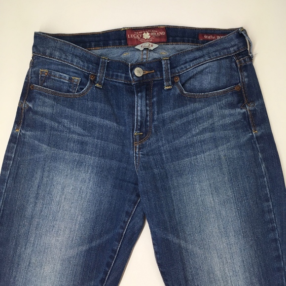 Lucky Brand Size 6/28 Sofia Bootcut Blue Jeans - Picture 3 of 8